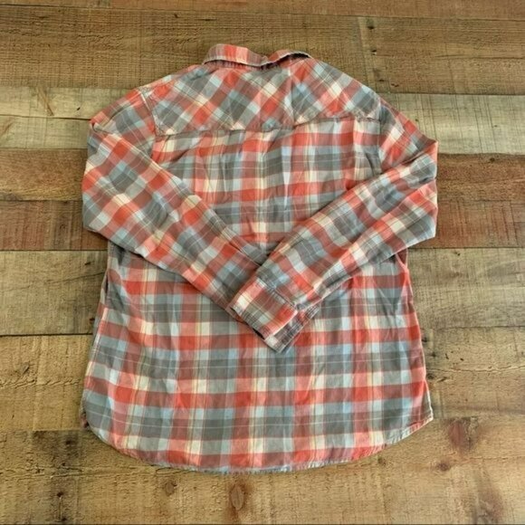 Jachs girlfriend womens size small bea long sleeve plaid button down shirt - Picture 6 of 6
